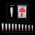Shills Professional PKT 500pcs Stiletto Tips Natural