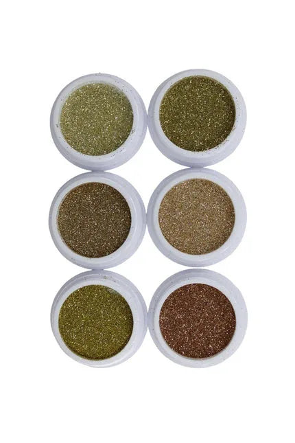 Shills Professional Nail Glitter Golden STM-28
