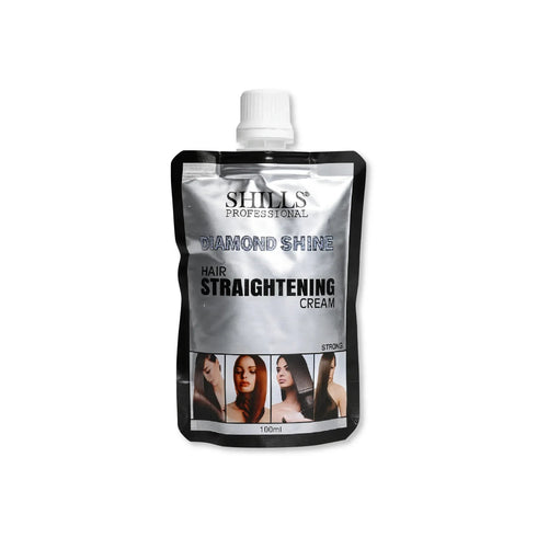 Shills Professional Diamond Shine Hair Straightening Cream (Strong)