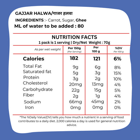 Drym foods Gajar Halwa
