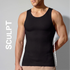 XYXX Sculpt Shapewear Vest - Pitch Black