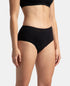 Jockey Cotton Period Panty with Leak Proof Inner Absorbent Layer | Black & Beet Red | Pack of 2