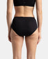 Jockey Cotton Period Panty with Leak Proof Inner Absorbent Layer | Black & Beet Red | Pack of 2