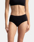 Jockey Cotton Period Panty with Leak Proof Inner Absorbent Layer | Black
