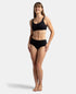 Jockey Cotton Period Panty with Leak Proof Inner Absorbent Layer | Black