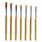 Shills Professional Wodden Gel Brush Set 7Pcs-SWB-G7