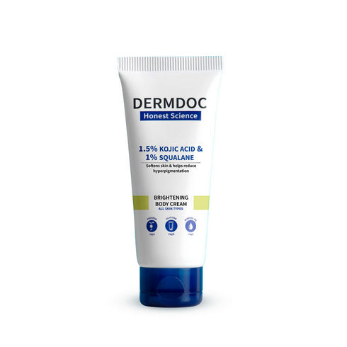 Dermdoc 1.5% Kojic Acid & 1% Squalene Brightening Body Cream