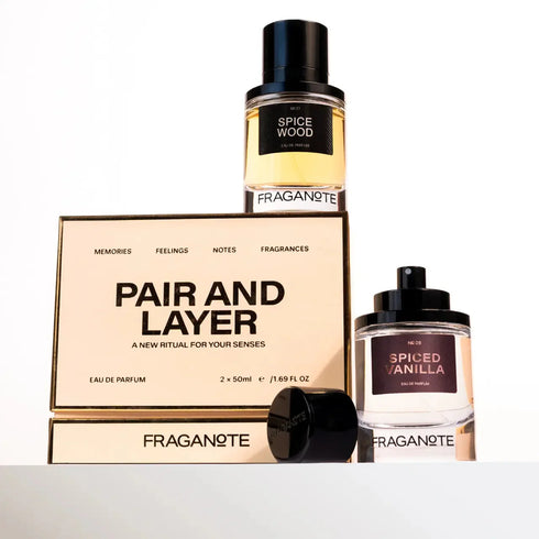 Fraganote Spiced Vanilla & Spice Wood—Pair & Layer