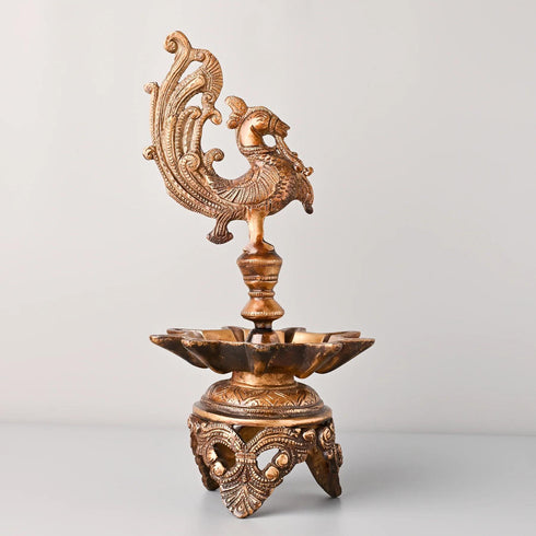 Samskara Home Saarang Peacock Oil Lamp