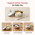 Vinod Stainless Steel Butter Pot with Butter Knife and Lid 100 gram Capacity Highest Grade Steel Rust Free Dishwasher Safe Tough Build
