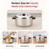 Vinod Stainless Steel Hot Casserole 1000 ml with Insulated Design Mirror Finish Rust Free Build Easy to Carry with Side Handle and Dishwasher Safe