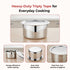 Vinod Doniv Titanium Triply Stainless Steel Tope with Cover 14 cms 900 ml Capacity Induction Friendly