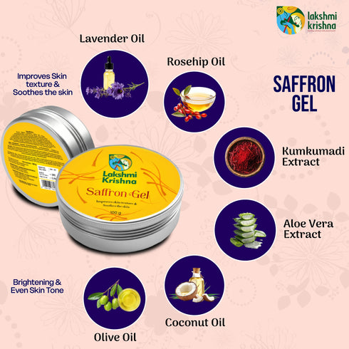Lakshmi Krishna Naturals Saffron Gel