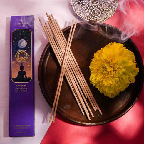 Samskara Home Sahasra - Crown Chakra Incense 15pcs (For Spirituality)