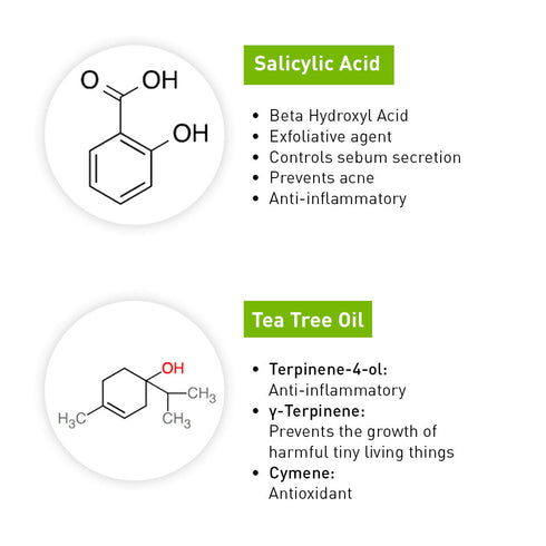 Keya Seth Aromatherapy Salicylic Tea Tree Oil Control Serum Mineral Sunscreen, SPF 50 PA+++