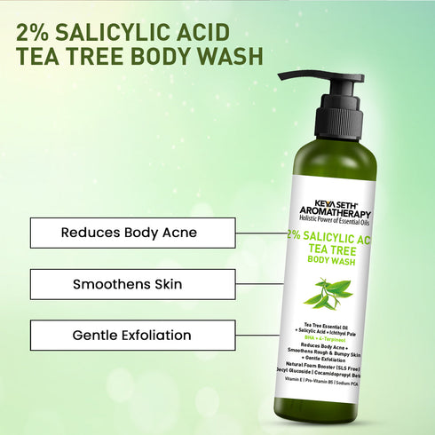 Keya Seth Aromatherapy Salicylic Acid Tea Tree Body Wash