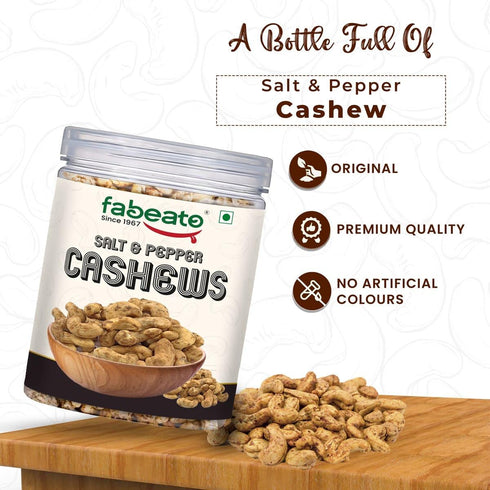 Fabeato Salt & Pepper Cashews