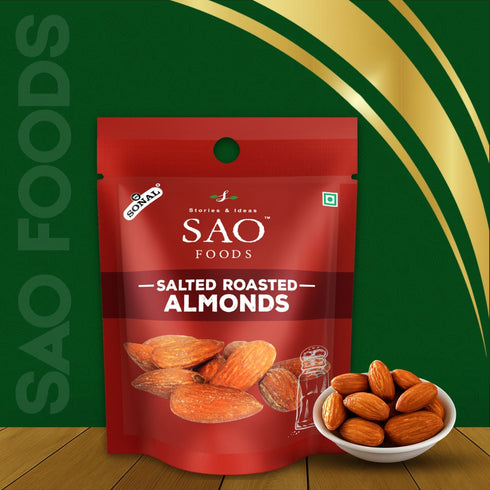 SAO Foods Salted Roasted Almonds