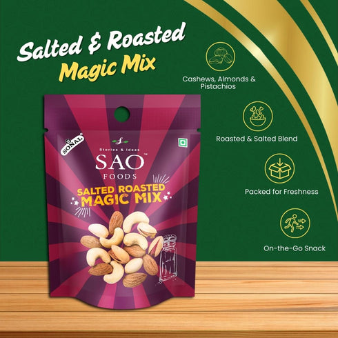 SAO Foods Salted Roasted Mixed Nuts