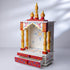 Samskara Home Hand-Painted Traditional Wooden Finish Mandir