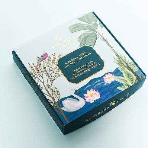 Samskara Home Sampoorna Havan Sangrah 12 Sambrani Cups