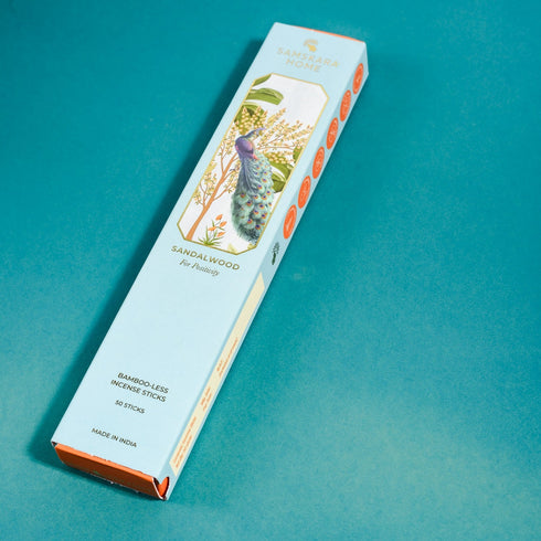Samskara Home Sandalwood 50pcs Incense Sticks