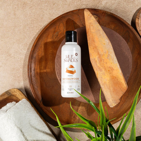 Hue And Shades Organic Sandalwood Facewash Powder