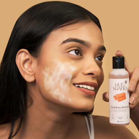 Hue And Shades Organic Sandalwood Gel Facewash