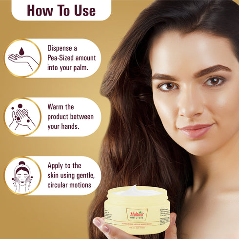 Multani Pharmaceuticals Limited Multani Naturals Sandalwood & Kesar Moisturizer Help In Soothes Skin & Radiant Skin Feel Suitable for All Skin Types