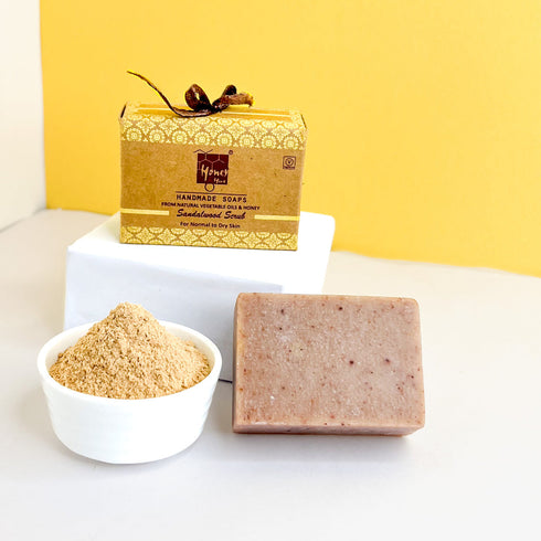 Honey Hut Sandalwood Scrub