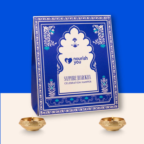 Nourish You Mini Utsav Box – Sapphire Jharoka | Diwali Gift Hamper