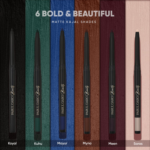 Parul Garg Beauty Kuhu - Green Matte Bold Define Kajal