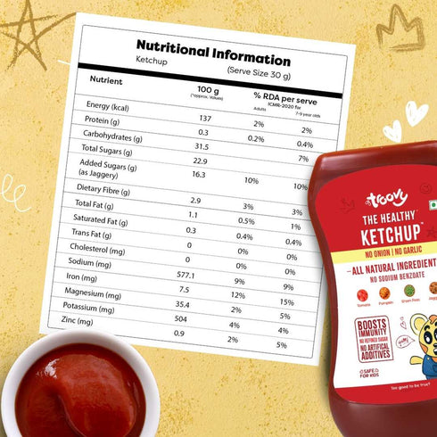 Troovy The Healthy Tomato Ketchup No Onion | No Garlic