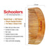 Keya Seth Aromatherapy Schoolers Neem Wood Comb for Babies & Kids