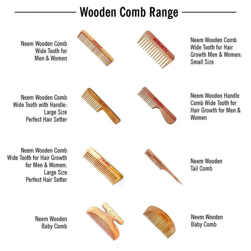 Keya Seth Aromatherapy Schoolers Neem Wood Comb for Babies & Kids