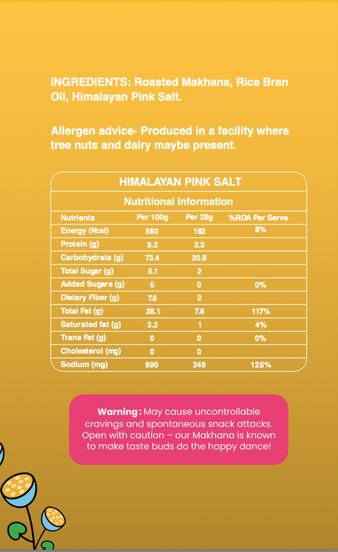 SNAAQZ Himalayan Pink Salt Makhana