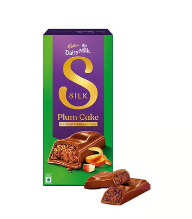 Cadbury Dairy Milk Silk Desserts Plum Cake Milk Chocolate Bar -70 g