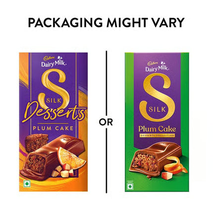Cadbury Dairy Milk Silk Desserts Plum Cake Milk Chocolate Bar -70 g