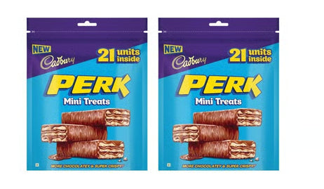 Cadbury Perk Mini Treats Coated Wafer Chocolate - 115g