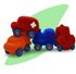 Rubbabu Bright Colour Micro Vehicles
