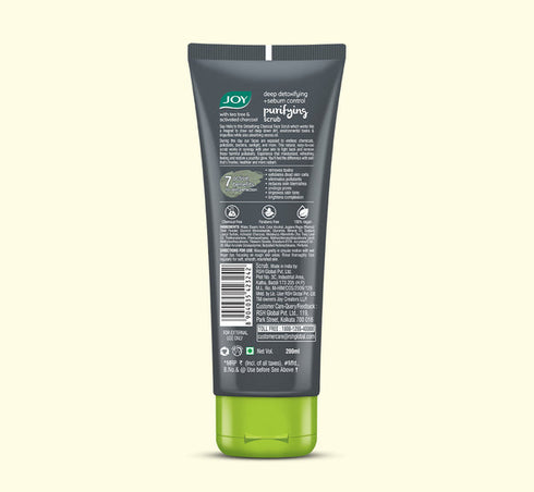 Joy Deep Detox + Sebum Control, Charcoal Purifying Scrub