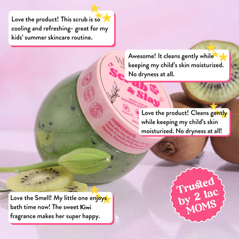 Whimsy Beauty Kiwi Body Scrub
