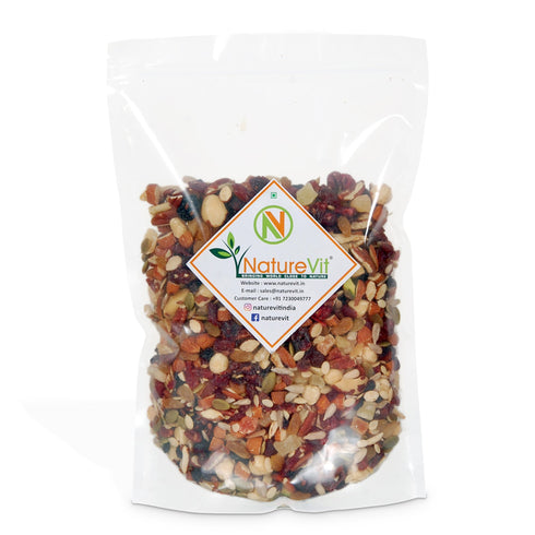 NatureVit Mixed Dry Fruits| Nuts| Seeds & Berries 20+ Varieties