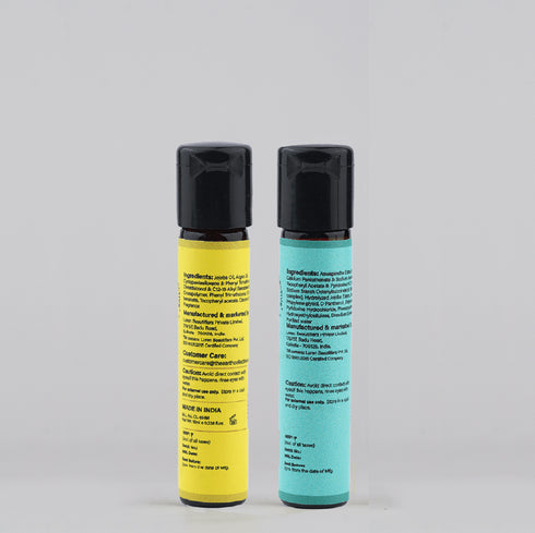 Theearthcollective in Post Wash Duo mini Scalp Tonic & Anti Frizz Hair Serum