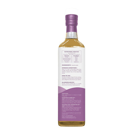 Adya Woodpressed White Sesame Oil