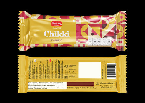 Chitale Bandhu Mithaiwale Sesame Chikki Pack of 4