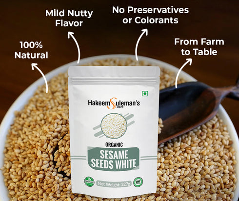 Atiya Herbs Sesame Seeds White