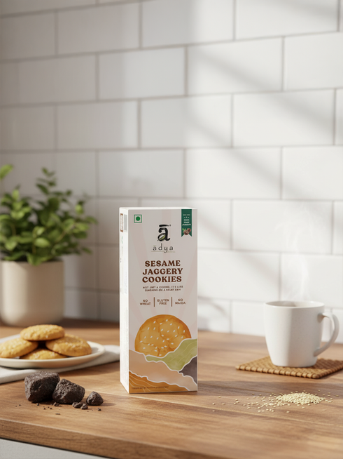 Adya Sesame Jaggery Cookies