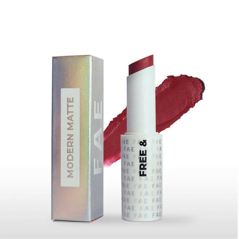 FAE Beauty Merlot Pink Modern Matte Lipstick - Shade Eccentric 3.5 gm