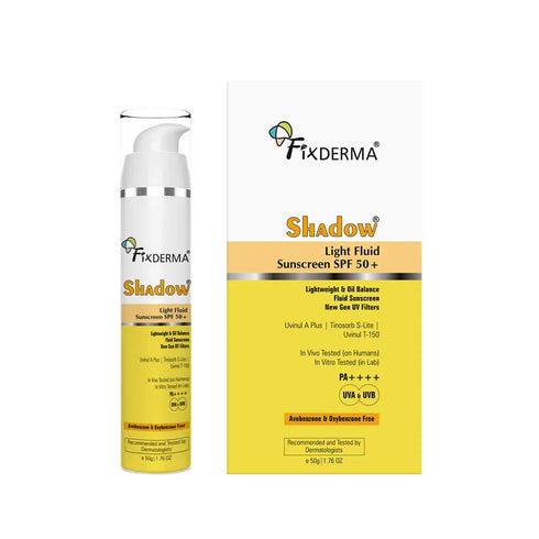 FixDerma Shadow Light Fluid Sunscreen SPF 50+